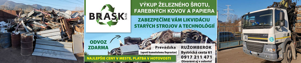 zberné suroviny Ružomberok
